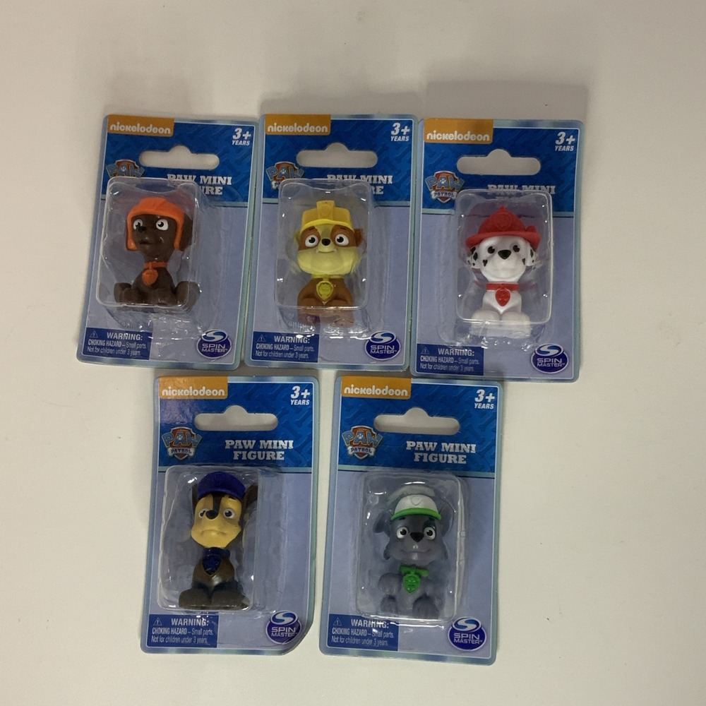 PAW PATROL Pup Figure Lot Rubble Chase Zuma Marshall Rocky Rockie Toys